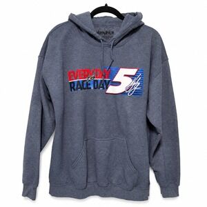 Hendrick Motorsports Kyle Larson Every Day Is Race Day Hoodie Blue Mens Large